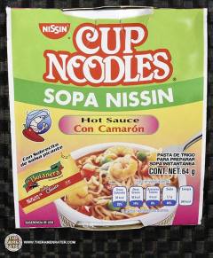 Cup Noodles Sopa Nissin Hot Sauce Con Camaron