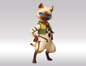 Capcom Figure Builder Standard Model Monster Hunter - Otomo Airou Vol. 1 オトモアイルー Otomo Airou (inner)