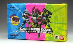 SHF 假面骑士Ex-Aid 初始三人套装-资料图