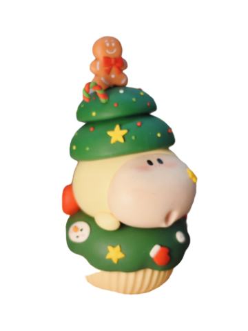 迷你版-圣诞树马芬杯蛋糕