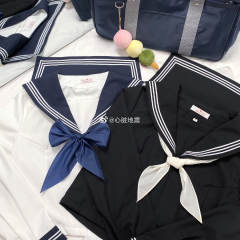 绀黑双色水手服-资料图