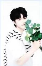 安慕希白底捧花卡ver.B