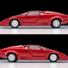 多美卡TLV系列 LV-N 兰博基尼 Countach 25周年版 红色-资料图