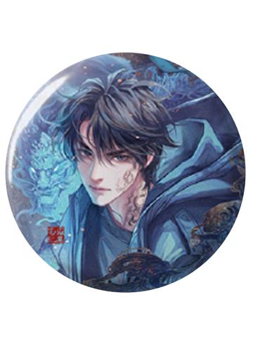 麒麟照影反光吧唧-2024年张起灵生日季周边