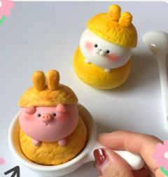 海豹兔年泡芙