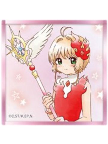 木之本樱1-透明牌篇水彩风场面写食玩色纸