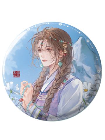 隐秘的莲花幻彩吧唧-2024年张起灵生日季周边