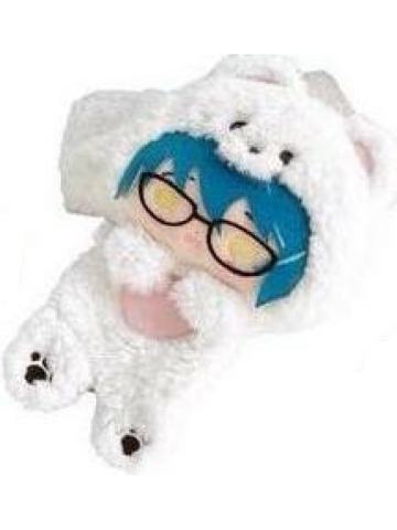 青叶纺-抱抱熊围巾