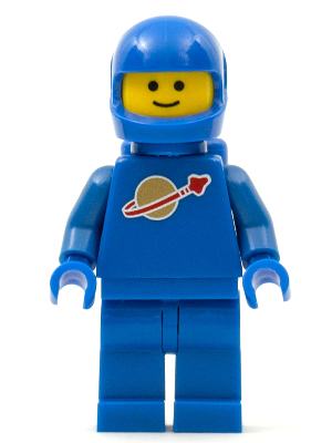 Classic Space - Blue with Airtanks and Motorcycle (Standard) Helmet (Reissue)