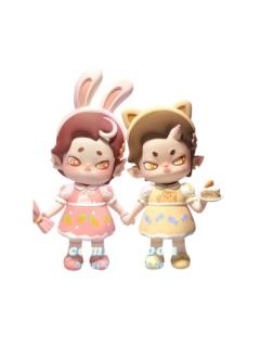Moody小猫小兔约会