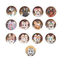 金色誓约系列马口铁徽章盲盒-资料图