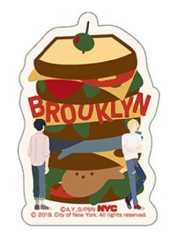 BROOKLYN Sandwich-NYC联动贴纸套组