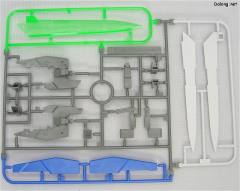 1/100 高达00模型 GN-0000+GNR-010 00强化模组 GN-0000 00高达 GNR-010 0强化战机 设计师配色 Ver.-资料图