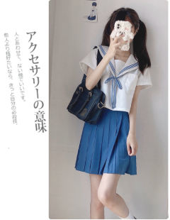绀三本水手服套装-资料图