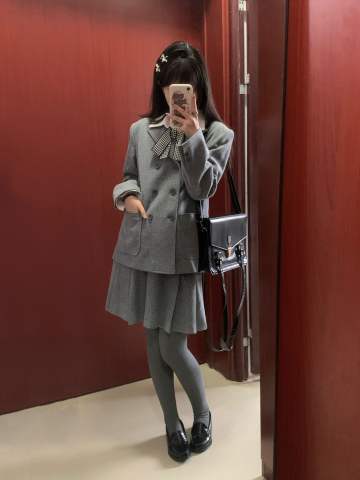 毛呢双排扣·西服套装