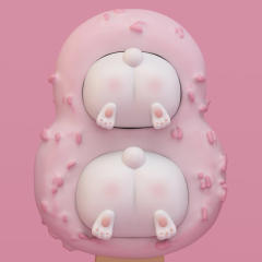 草莓双兔雪糕-资料图