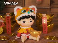 虎年抱财-坐姿小老虎-资料图