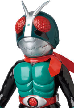 Toei Retro Sofubi Collection 假面骑士2号 (New Color) Middle Size-资料图