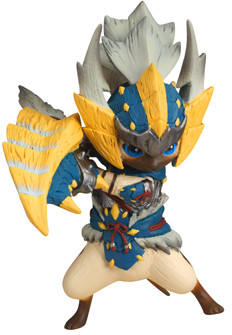 Capcom Figure Builder Standard Model Monster Hunter - Otomo Airou Vol. 2 オトモアイルー Zinogre Neko