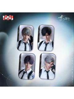 心影瞬间系列方形马口铁徽章