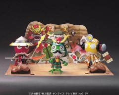 Keroro Gunsou Plamo Collection Dororo兵长 Giroro伍长 keroro军曹 Kururu曹长 TAMAMA二等兵 -资料图