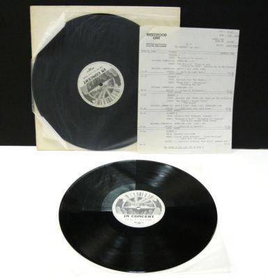 Westwood One In Concert