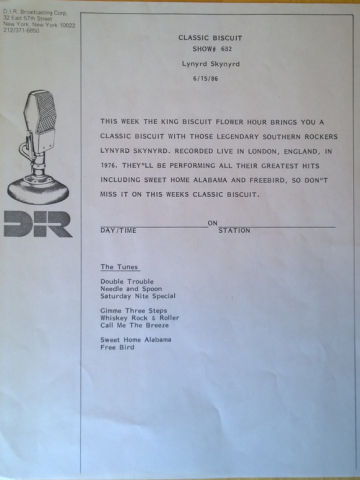 King Biscuit Flower Hour