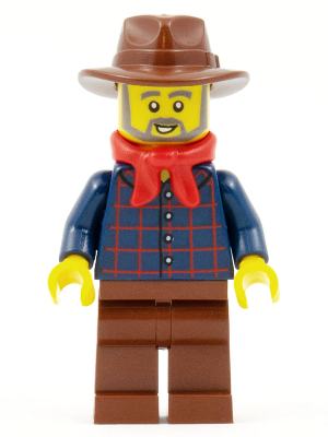 Gold Prospector, Reddish Brown Fedora