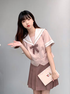理川女子学院 水手服套装-资料图