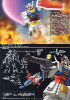 HGUC FF-X7 核心战机 RX-78-2 元祖高达-资料图
