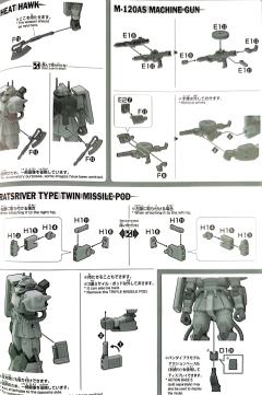HGUC MS-06D 沙漠战扎古II 双天线Ver.-资料图
