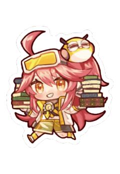 异想少女 亚克力冰箱贴 艾米图书馆款