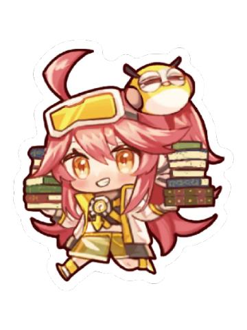 异想少女 亚克力冰箱贴 艾米图书馆款