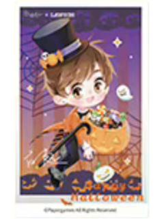 白起-罗森联名万圣节签名拍立得