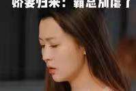 娇妻归来霸总别虐了