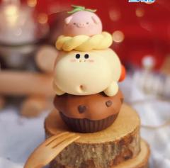 迷你版-巧克力猪猪马芬杯蛋糕