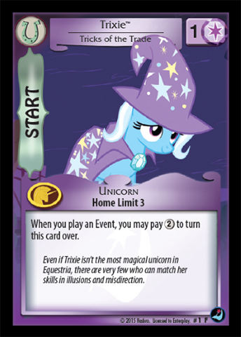 Trixie, Tricks of the Trade