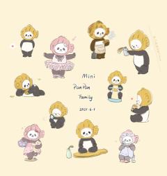 Mini PanPan家族系列-资料图