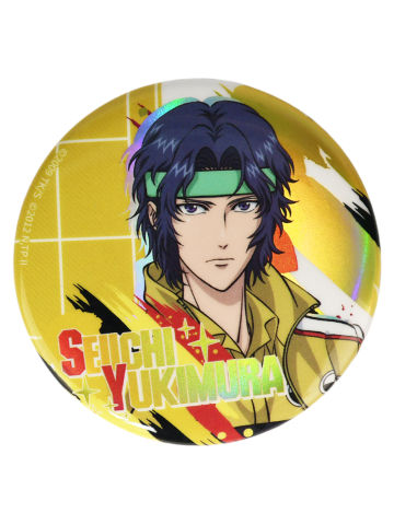 幸村精市-暴蒙素面镭射徽章