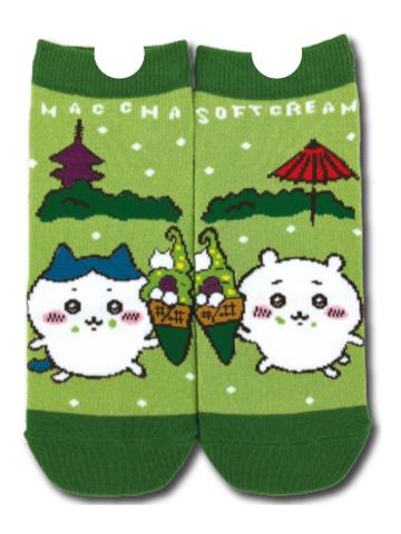 吉伊&小八-京都限定抹茶软饮袜子