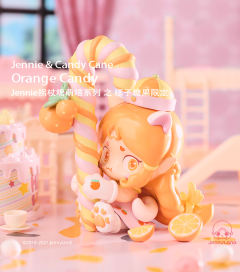 品牌Jennyland：Jennie拐杖糖萌喵系列之橘子糖果限定