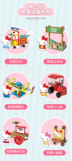 一代扭蛋积木系列-资料图