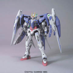 1/100 高达00模型 GN-0000+GNR-010 00强化模组 GN-0000 00高达 GNR-010 0强化战机 设计师配色 Ver.-资料图