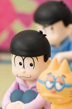 超能猫 松野轻松 松野一松 松野十四松 松野空松 松野椴松 松野椴松 Chabudai Shuugou! Set-资料图