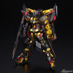 HG 高达SEED MBF-P01-Re2 异端高达金色机天蜜纳 电镀骨架/彩透版-资料图