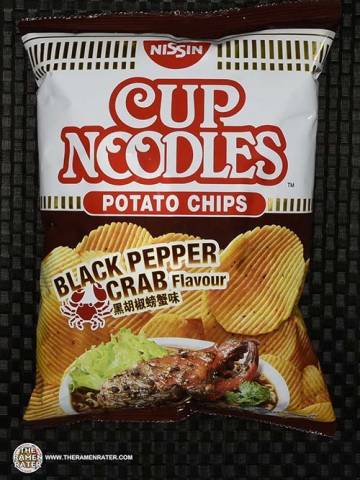 Cup Noodles Potato Chips Black Pepper Crab Flavour