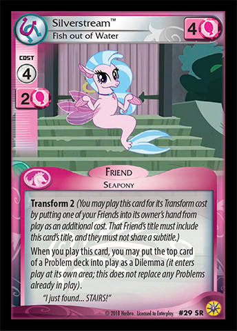 Silverstream, Fish out of Water