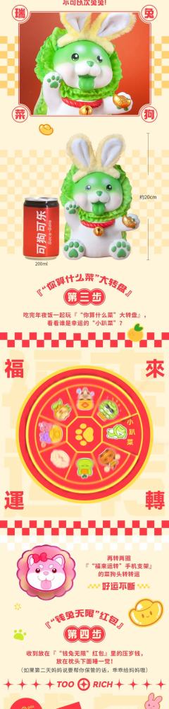 瑞兔菜狗手办-资料图