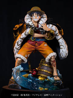 One Piece Log Collection Statue 蒙奇·D·路飞 -资料图