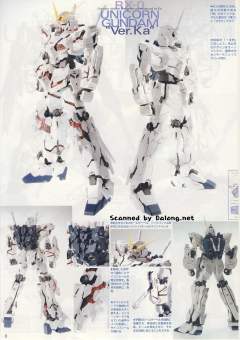 MG RX-0 独角兽高达 Ver.Ka 钛版-资料图
